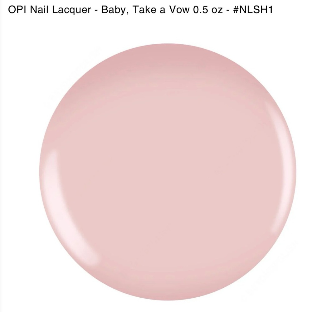 OPI Nail Lacquer - Baby, Take a Vow 0.5 Oz - #NLSH1 - Picture 7 of 8